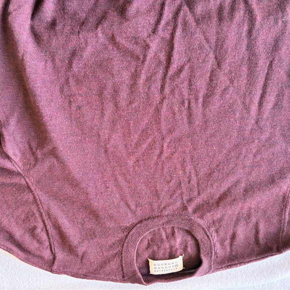 Maison Martin Margiela Maroon Crewneck long sleeve wool jumper x-large - Picture 5 of 10